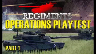 ANOTHER COLD WAR GAME!? | Regiments, Operations Playtest Gameplay (Part 1 of 4)