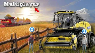 Fs 16 Multiplayer Gameplay Harvest Wheats And Corn | Farming Simulator 16 timelapse #fs16