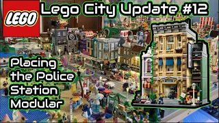 Lego City Update #12 Placing the 2021 Police Station Modular!
