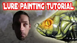 How to Paint this INSANE Zombie Swimbait Lure! 💀