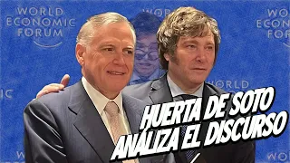 Huerta de Soto analiza en clase el discurso de Javier Milei en Davos