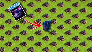 Level 1 Multi Mortar BASE vs All Max GROUND TROOPS | (Clashofclans)