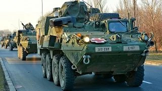 Amerykańscy żołnierze w Lublinie | US Army convoy in Lublin | Dragoon Ride