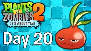 Plants vs. Zombies 2: Frostbite Caves - Day 20 Icebound Battleground!