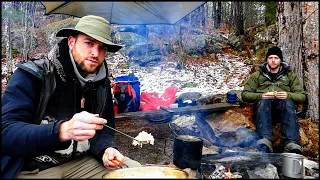 5-Day Spring Camping Trip in Heavy Rain/Snow w/ Xander