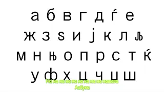 Macedonian Alphabet Song Azbuka