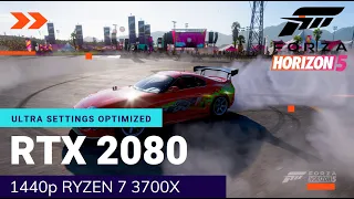 Forza Horizon 5 Benchmark | 1440p ULTRA Settings Optimized | RTX 2080 - RYZEN 3700X