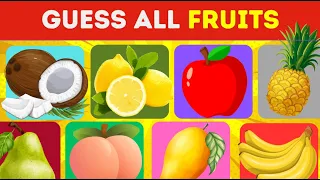 Guess the Fruit in 3 Seconds 🍍🍓🍌 | 52 Different Types of Fruit | Part 1