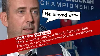 Mark Williams SWEARS during interview with Rob Walker [E]