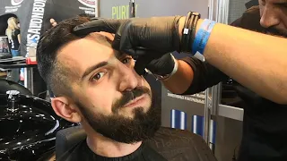HiLée - Barber Connect Russia 2018- Pompadour Style. Moscow