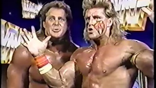 Ultimate Warrior and Brutus Beefcake Promo on Rude/Perfect (07-07-1990)