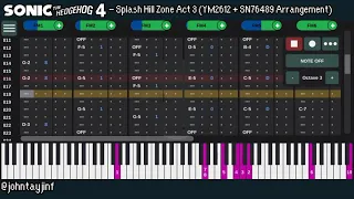 Sonic The Hedgehog 4 - Splash Hill Zone Act 3 (YM2612 + SN76489 Arrangement)