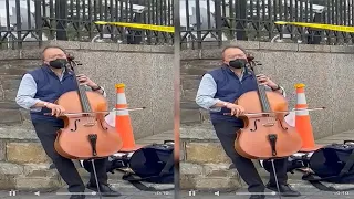 Famed Cellist Yo-Yo Ma Peacefully Protests Russian Invasion Outside Embassy in Washington, D.C.