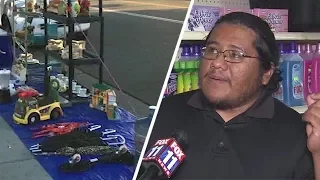 Battle brewing between shop owners and street vendors in LA