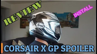 ARAI GP SPOILER INSTALL & REVIEW