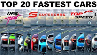 Top 20 Fastest Cars in NFS Heat (2022 Update)