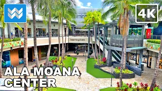 [4K] Ala Moana Shopping Center in Honolulu, Hawaii USA -  Mall Walking Tour & Travel Guide 🎧