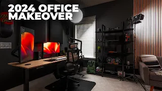 I Built My DREAM Office Setup - 2024 Office Makeover