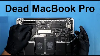 Fixing a Dead MacBook Pro  A1502 Repair - Liquid Spill Repair