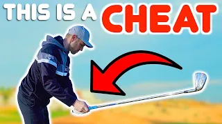 This feels like I'm CHEATING the BACKSWING (simple golf tips)