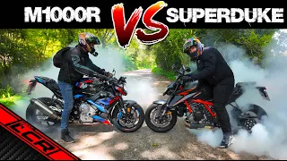 KTM 1390 Super Duke VS BMW M1000R | Ultimate Head To Head