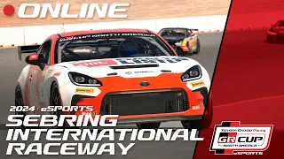 LIVE | Round 2 | TGRNA GR Cup eSports League | Sebring International Raceway