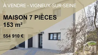 Maison 7 pièces 153 m² VENDUE - Vigneux sur Seine, Île de France (91) - Century 21 Optimmo