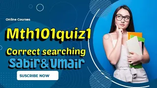 mth101 quiz no 1 2022 solution 100% correct ||mth101 quiz 1 solution|| mth 101 quiz no 1 #solution