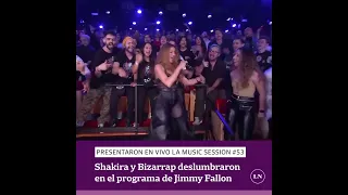 Shakira y Bizarrap presentaron la Music Session #53  en "The Tonight Show Starring Jimmy Fallon"