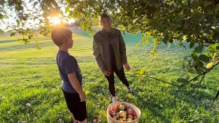 Family Apple Picking Party with Grandma Gigi: Fall is Here ☺️🍁🍂🍎