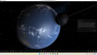 Earth outro but in universe sandbox