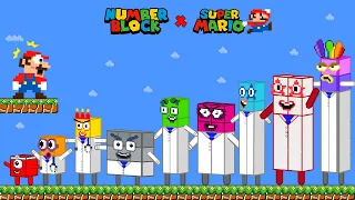 Ultimate Clash Mario: Dr. Numberblocks 1 2 3 4 Take on the Biggest Zombie Maze |Game animation