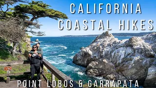 MOST SCENIC COASTAL HIKES in CA | Point Lobos State Natural Reserve & Garrapata State Park | Day 3
