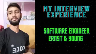 My Interview Experience | Software Engineer | Ernst & Young.