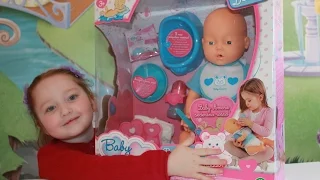 Baby Amore Pipi Popo Interactive Doll Беби Аморе интерактивная Кукла распаковка и обзор