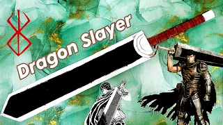 How to make Guts Berserk sword with paper | Dragon Slayer sword with paper | Berserk | Paper swords