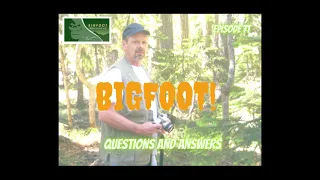 BIGFOOT! QUESTIONS AND ANSWERS | Our Panel Answers Your Questions | Episode 71