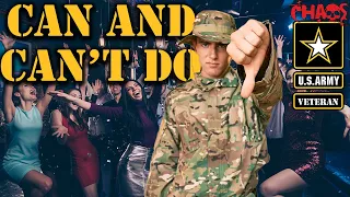 What you can and can't do in the Army barracks