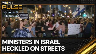 Israel-Palestine war: Protesters outside defence ministry in Tel Aviv | WION Pulse