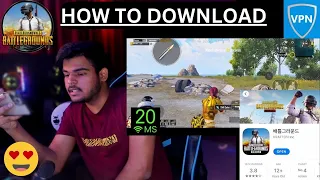 How I Play Pubg Mobile Kr/Global in 20 MS😍Which Vpn ?