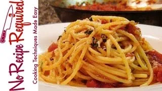 Spaghetti Arrabiata - Pasta Recipes by NoRecipeRequired.com