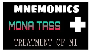 Easy Trick To Remember Mona 👩‍🦰 Tass Mnemonics // Trick for Treatment Of MI