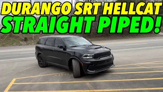 2023 Dodge Durango Hellcat 6.2L V8 Exhaust Sound w/ STRAIGHT PIPES!