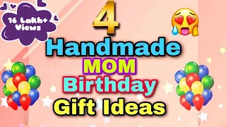 4 Handmade Mom Birthday Gift Ideas Simple | Birthday Gift Ideas / Simple Birthday Gift