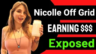How Much Money Nicolle Off Grid Makes On Youtube | Nicole and Jake Earning Revealed | Wedding | Yoga