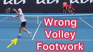 Stop Making This Volley Footwork Mistake (Detailed Tennis Technique Explained)