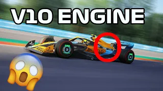 What happens when you put a V10 Engine in an F1 2022 Car?