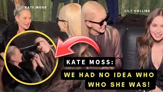 Full video of Blackpink Rose interactions with Kate Moss and Lili Collins