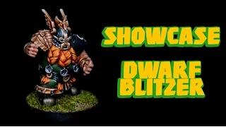 [Showcase] - Bloodbowl Dwarf Blitzer (high tabletop)