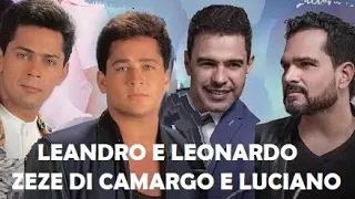 ZEZÉ DI CAMARGO E LUCIANO, LEANDRO E LEONARDO AS MAIORES MÚSICAS HISTÓRIAS pt01DE LUXO